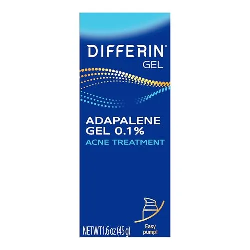 Differin Adapalene Gel 0.1% Acne Treatment