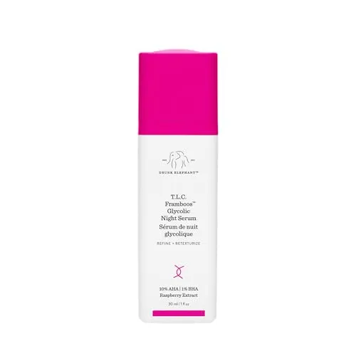 Drunk Elephant T.L.C. Framboos Glycolic Night Serum (30 ml)